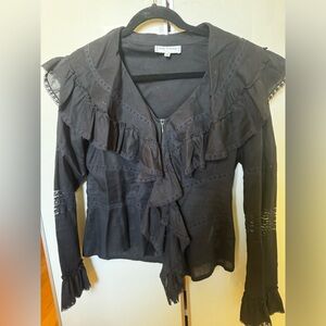 Anne Fontaine blouse black in excellent condition